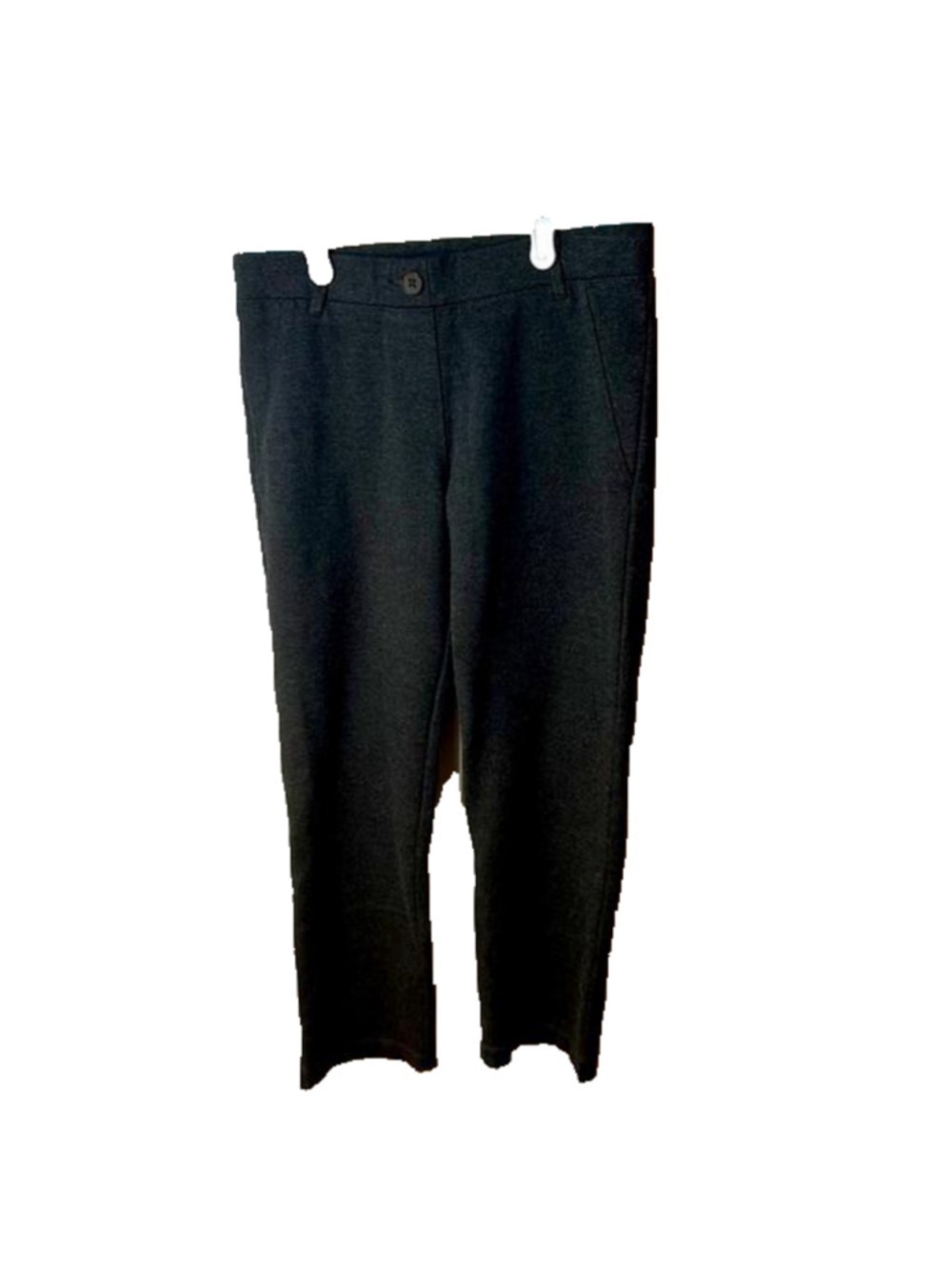 Betabrand Women’s Size Small Grey Pull-On Cropped Dress Pants